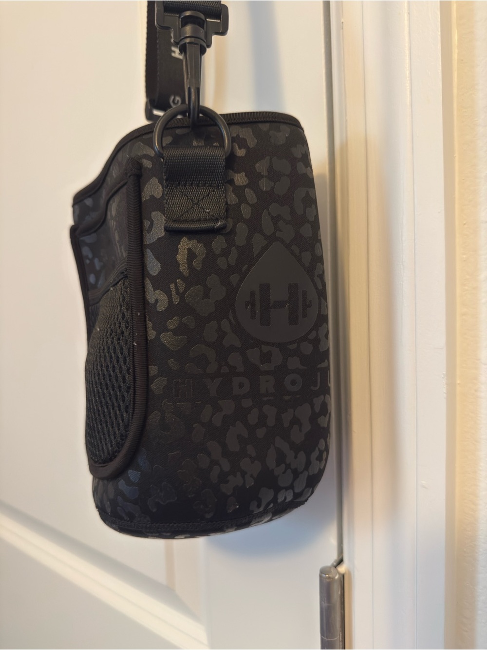 Classic HydroJug Black Leopard Pattern Sleeve